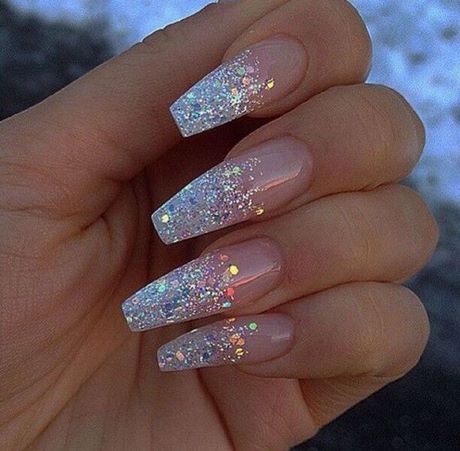 glitter-false-nails-48_6 Glitter unghii false