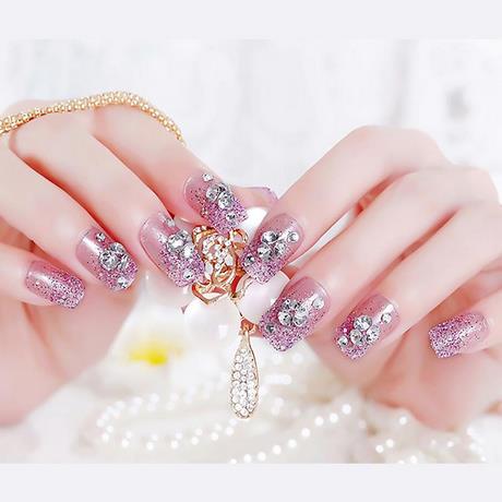glitter-false-nails-48_8 Glitter unghii false