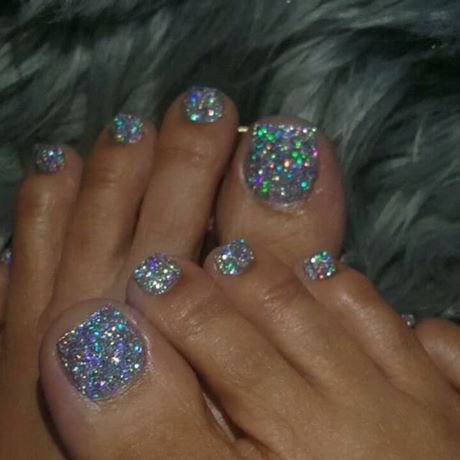 glitter-toe-nails-60_2 Glitter toe cuie