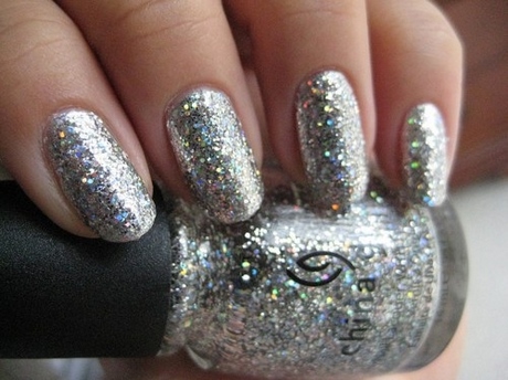 gold-and-silver-glitter-nails-69_10 Aur și argint unghii sclipici