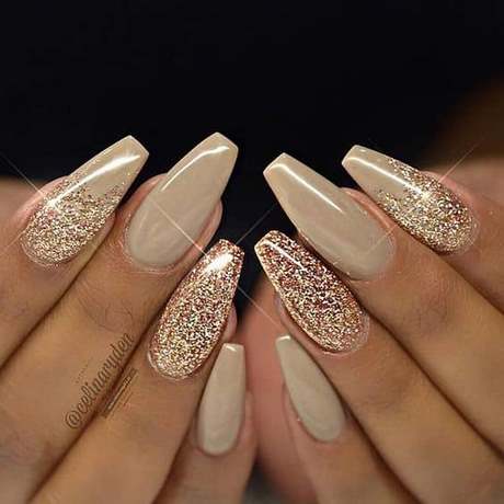 gold-and-silver-glitter-nails-69_13 Aur și argint unghii sclipici