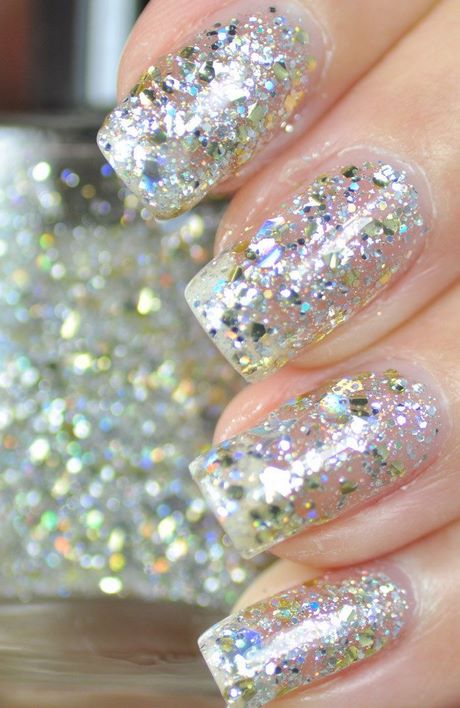 gold-and-silver-glitter-nails-69_14 Aur și argint unghii sclipici