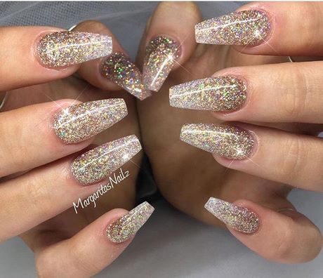 gold-and-silver-glitter-nails-69_5 Aur și argint unghii sclipici