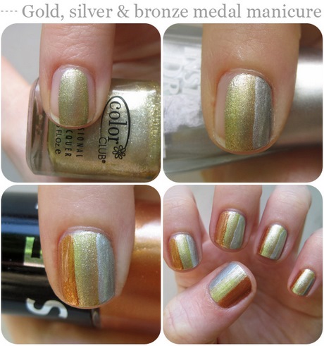 gold-and-silver-nail-art-53 Aur și argint nail art