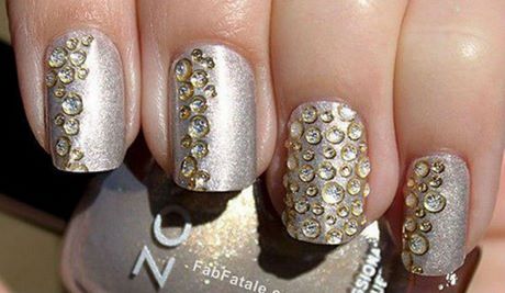 gold-and-silver-nail-art-53_12 Aur și argint nail art