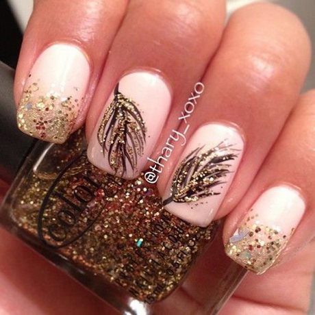 gold-and-silver-nail-art-53_7 Aur și argint nail art