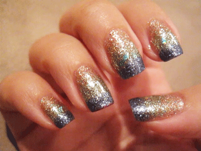 gold-sparkle-nail-polish-07 Lac de unghii Gold sparkle