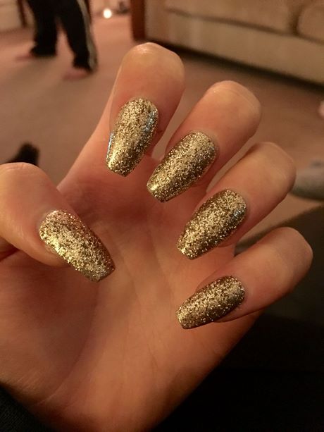 gold-sparkle-nails-46 Aur sparkle cuie