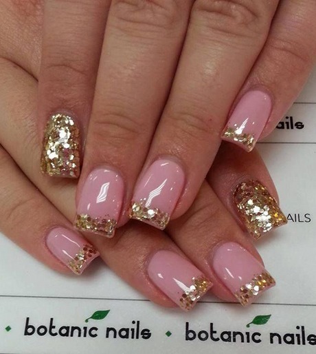 gold-sparkle-nails-46_7 Aur sparkle cuie