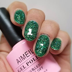 green-glitter-nails-41_11 Unghii cu sclipici verzi
