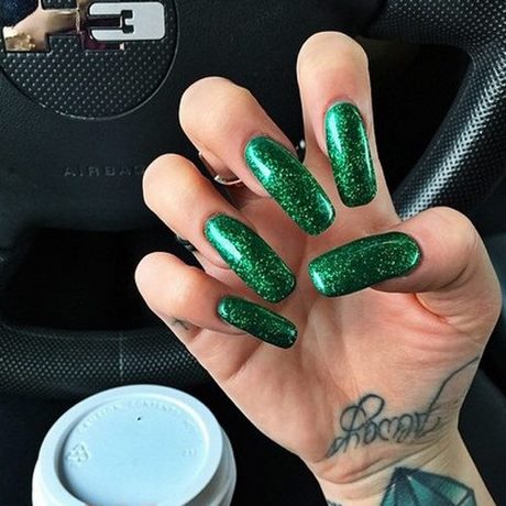 green-glitter-nails-41_14 Unghii cu sclipici verzi