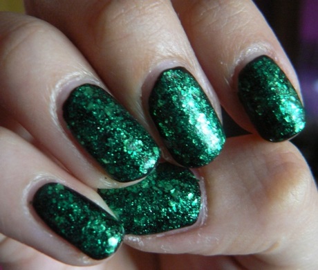 green-glitter-nails-41_15 Unghii cu sclipici verzi