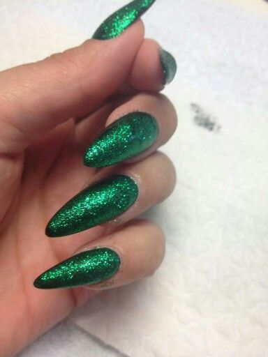 green-glitter-nails-41_2 Unghii cu sclipici verzi