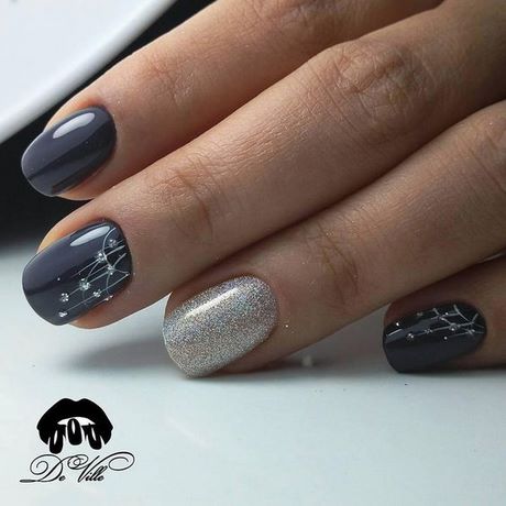 grey-glitter-nails-37_9 Unghii cu sclipici gri