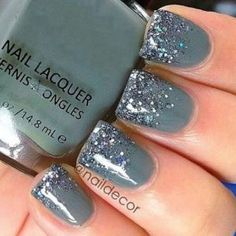grey-sparkle-nails-26_14 Unghii strălucitoare gri