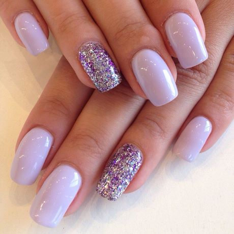 lavender-glitter-nails-73 Unghii cu sclipici de lavandă