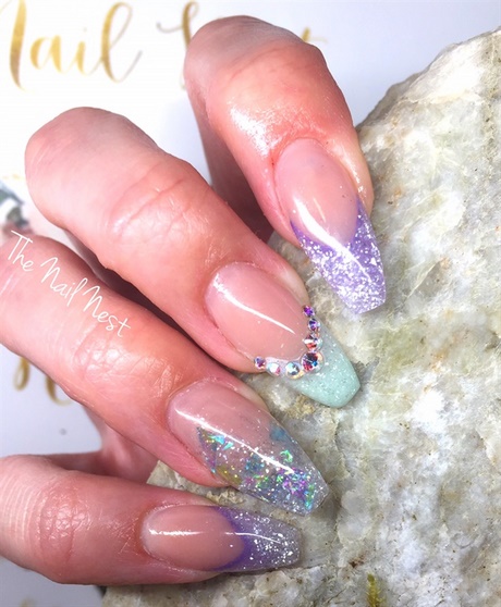 lavender-glitter-nails-73_16 Unghii cu sclipici de lavandă