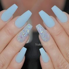 light-blue-glitter-nails-07_2 Unghii cu sclipici albastru deschis