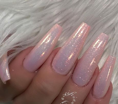 light-pink-with-glitter-nails-77_6 Roz deschis cu unghii sclipitoare