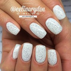 nails-white-glitter-09_2 Unghii sclipici alb
