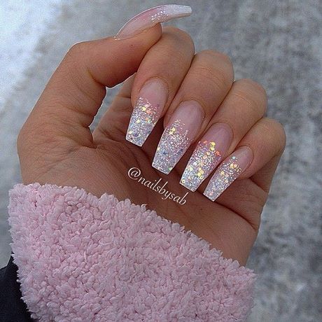 ombre-sparkle-nails-39_6 Ombre sparkle nails