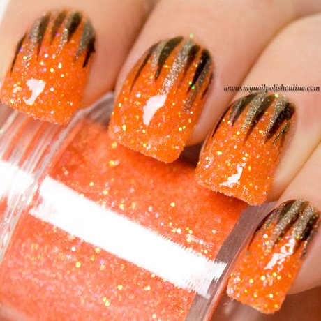 orange-glitter-nails-04_10 Unghii cu sclipici portocalii