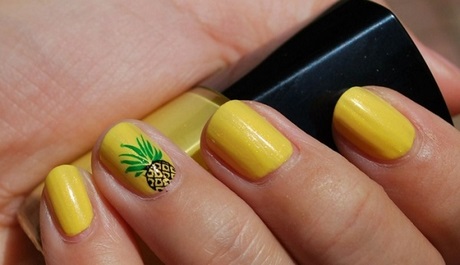 pineapple-nail-design-74_15 Ananas design de unghii