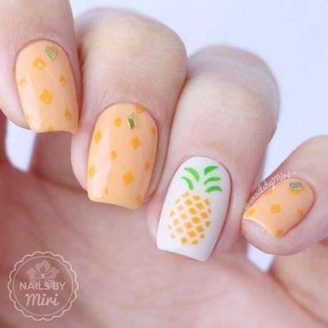 pineapple-nail-design-74_7 Ananas design de unghii
