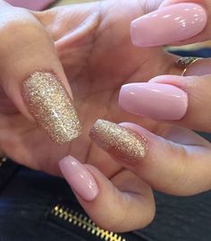 pink-and-gold-glitter-nails-38_18 Roz și aur unghii sclipici