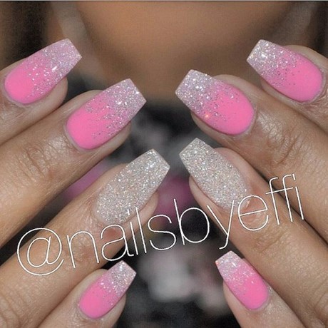 pink-and-silver-glitter-nails-84_5 Roz și argint unghii sclipici