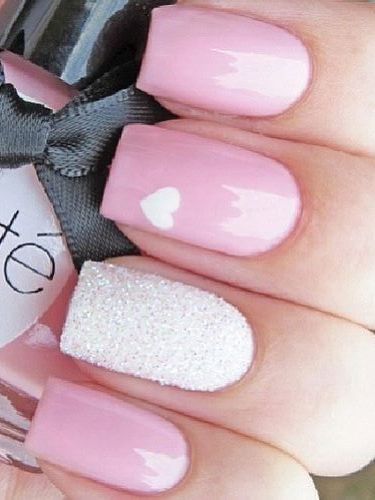 pink-and-white-glitter-nail-designs-32_10 Modele de unghii cu sclipici roz și alb