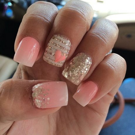 pink-and-white-glitter-nails-72_20 Roz și alb sclipici Unghii