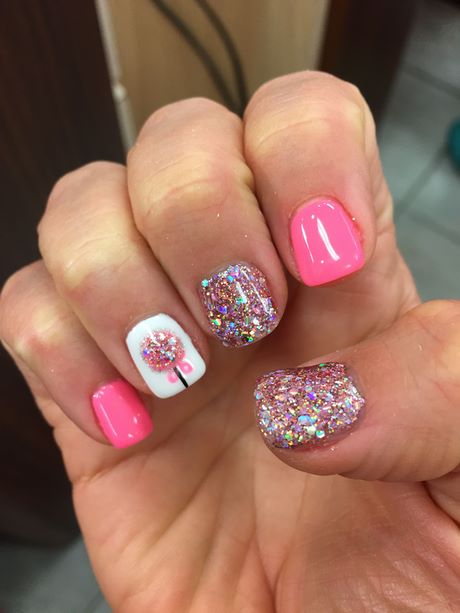 pink-glitter-gel-nails-36_11 Roz sclipici gel unghii