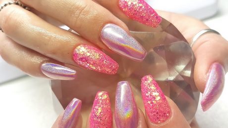 pink-glitter-nail-ideas-24_16 Idei de unghii cu sclipici roz