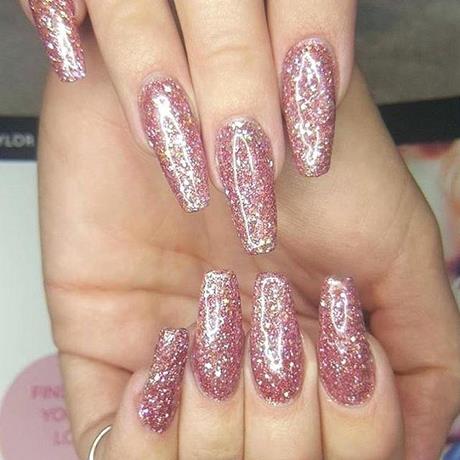 pink-glitter-nails-66_6 Unghii sclipici roz