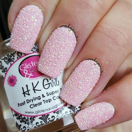 pink-nails-glitter-70_11 Unghii roz sclipici