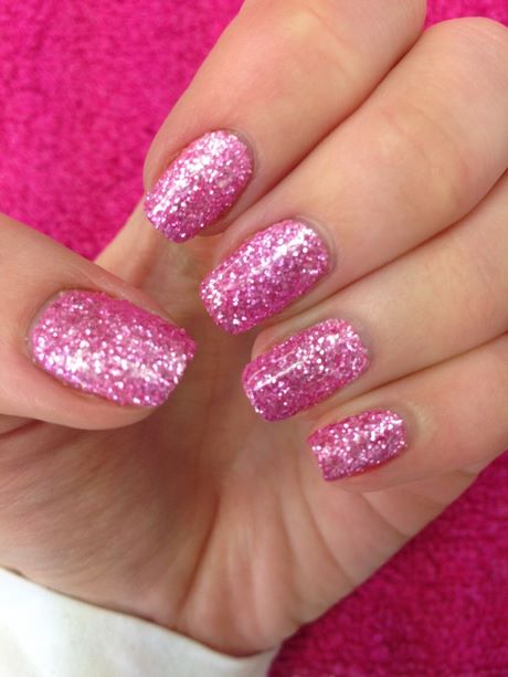 pink-nails-glitter-70_9 Unghii roz sclipici