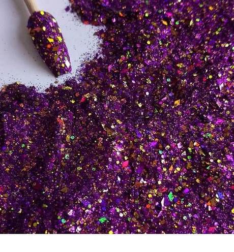 purple-nail-glitter-09_10 Sclipici de unghii violet