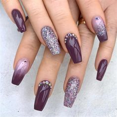purple-nail-glitter-09_8 Sclipici de unghii violet