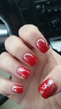 red-and-silver-glitter-nails-27_13 Unghii cu sclipici roșii și argintii