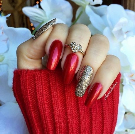 red-and-white-glitter-nails-36_6 Roșu și alb sclipici Unghii