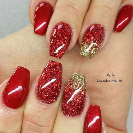red-glitter-nails-39_12 Unghii cu sclipici roșii