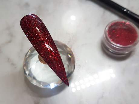 red-glitter-nails-39_8 Unghii cu sclipici roșii