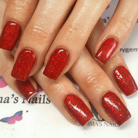 red-ombre-glitter-nails-59_11 Roșu ombre unghii sclipici