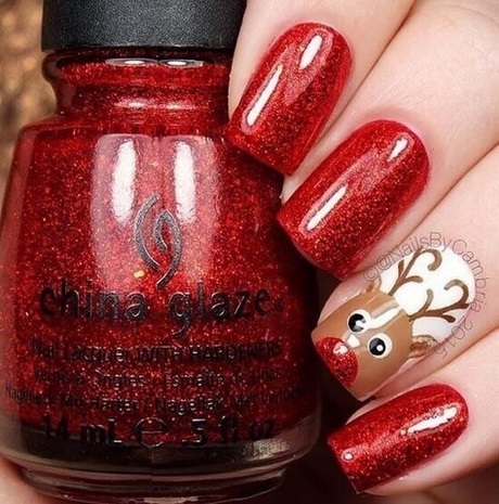 red-winter-nails-11_10 Unghii roșii de iarnă