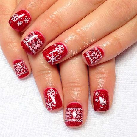 red-winter-nails-11_18 Unghii roșii de iarnă