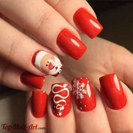 red-winter-nails-11_7 Unghii roșii de iarnă
