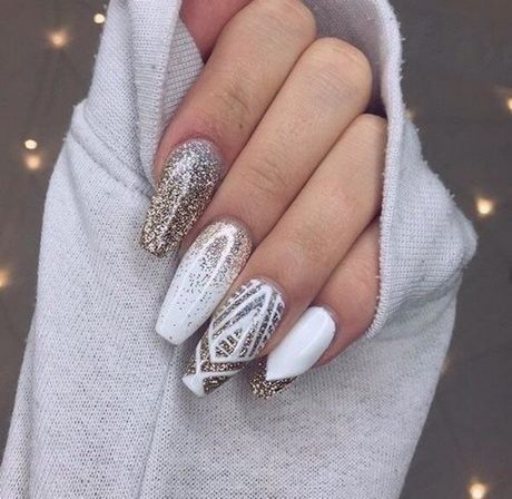 silver-glitter-nail-designs-68_3 Modele de unghii cu sclipici de argint