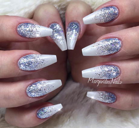 silver-glitter-nails-28 Unghii cu sclipici de argint