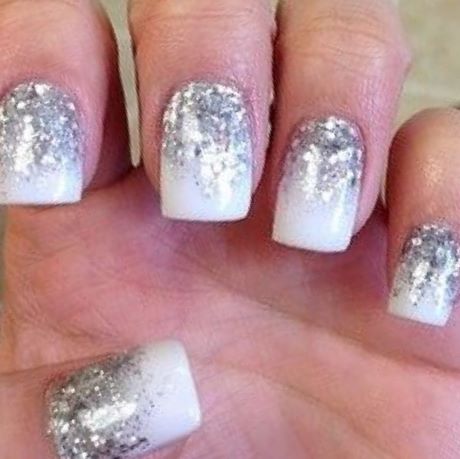 silver-glitter-nails-28_15 Unghii cu sclipici de argint